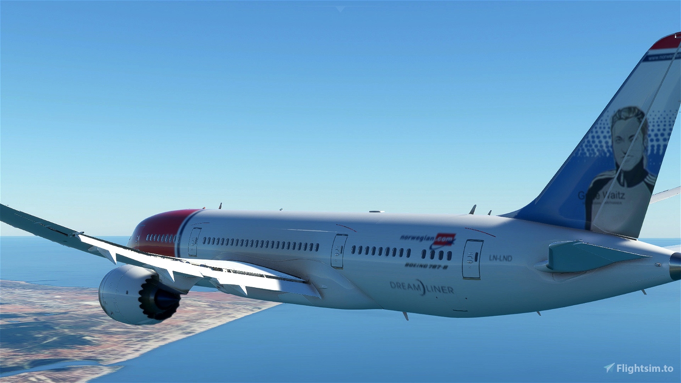 Kuro 787 8 Norwegian Ln Lnd Grete Waitz For Microsoft Flight Simulator Msfs