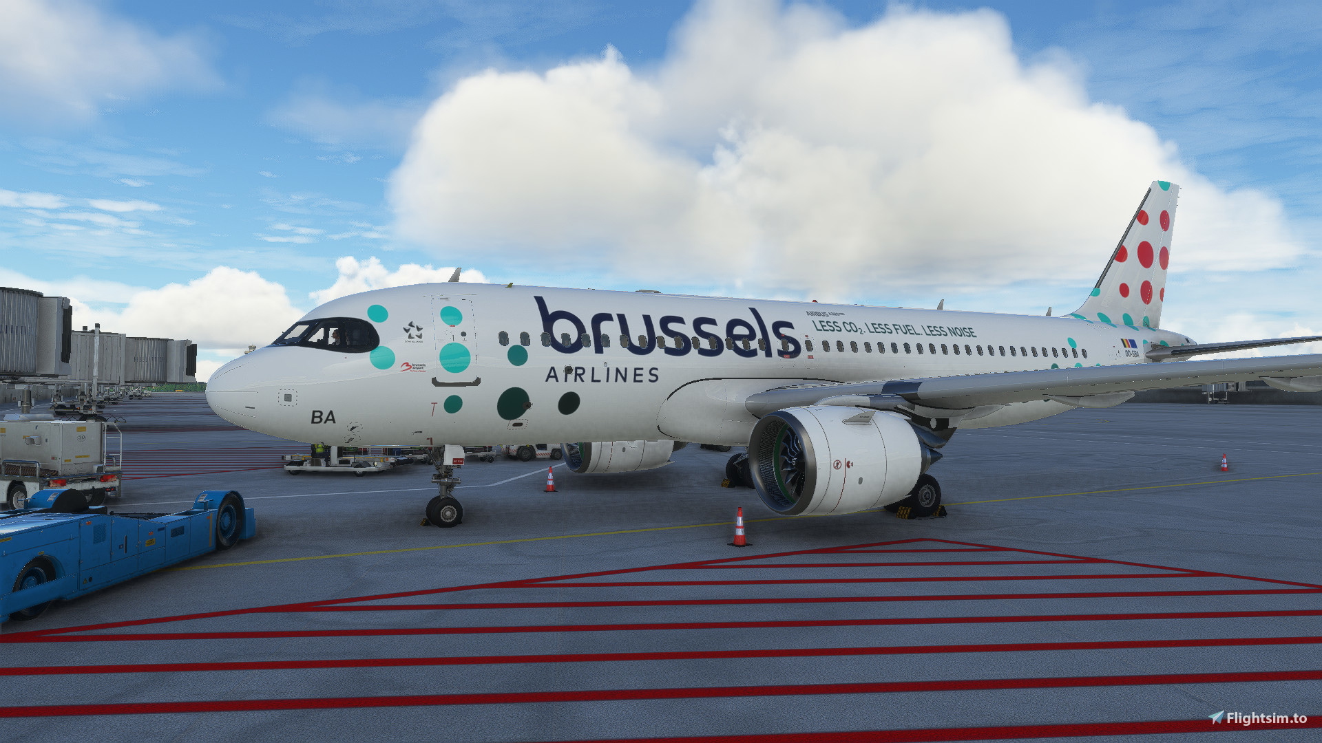 [A32NX] [8K] Brussels Airlines special livery first A320 NEO - Image 1