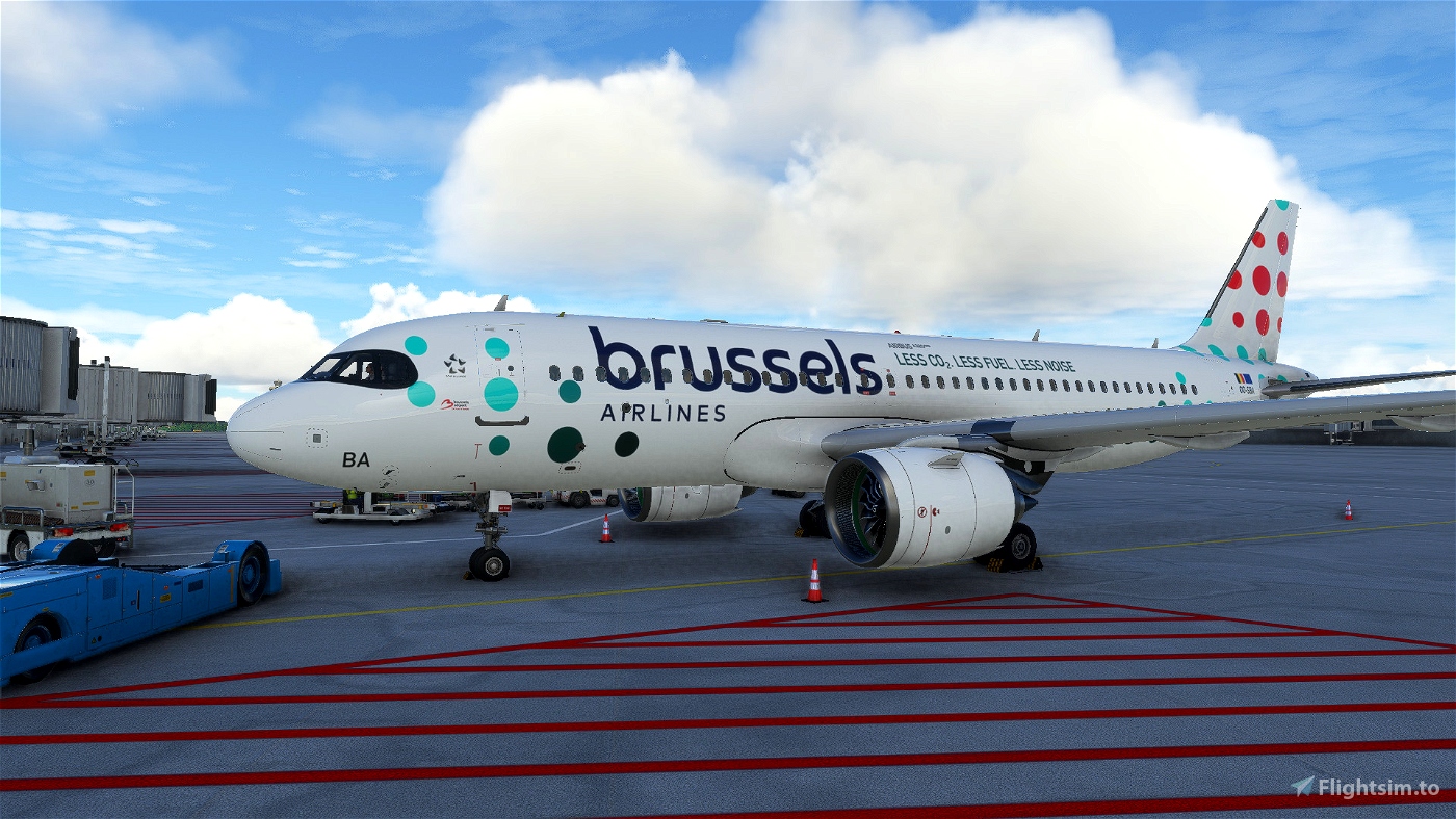 [A32NX] [8K] Brussels Airlines special livery first A320 NEO til ...
