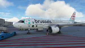[A32NX] [8K] Brussels Airlines special livery first A320 NEO thumbnail 1