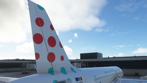 [A32NX] [8K] Brussels Airlines special livery first A320 NEO thumbnail 4