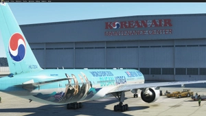 [8K] Captain Sim B77W KOREAN AIR BLACK PINK and Busan Expo HL7204 LIVERY thumbnail 6
