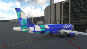 [A32NX] [8K] JetBlue N982JB Blue livery (new livery) thumbnail 2