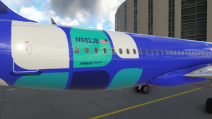 [A32NX] [8K] JetBlue N982JB Blue livery (new livery) thumbnail 5