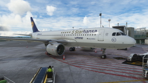 [A32NX] [8K] Lufthansa (5 Starhansa) special gold livery D-AIZX thumbnail 1