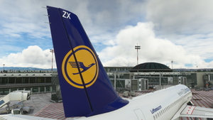 [A32NX] [8K] Lufthansa (5 Starhansa) special gold livery D-AIZX thumbnail 3