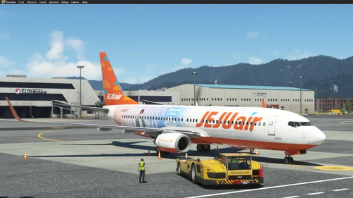 [8K] PMDG B737-800 JEJU AIR BTS JIMIN LIVERY