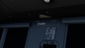 [A32NX] [8K] Spirit Airlines black mask N968NK  thumbnail 3