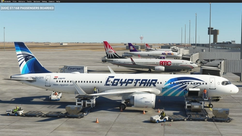 [8K]LatinVFR A321 NEO LEAP LR EGYPT AIR SU-GFR
