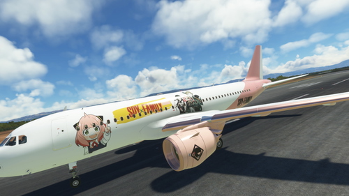 A320neo Spy X Family Livery V1