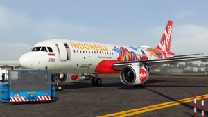 [A32NX] FlyByWire A320 |  Indonesia Air Asia Wonderful Indonesia PK-AXV 8K thumbnail 2