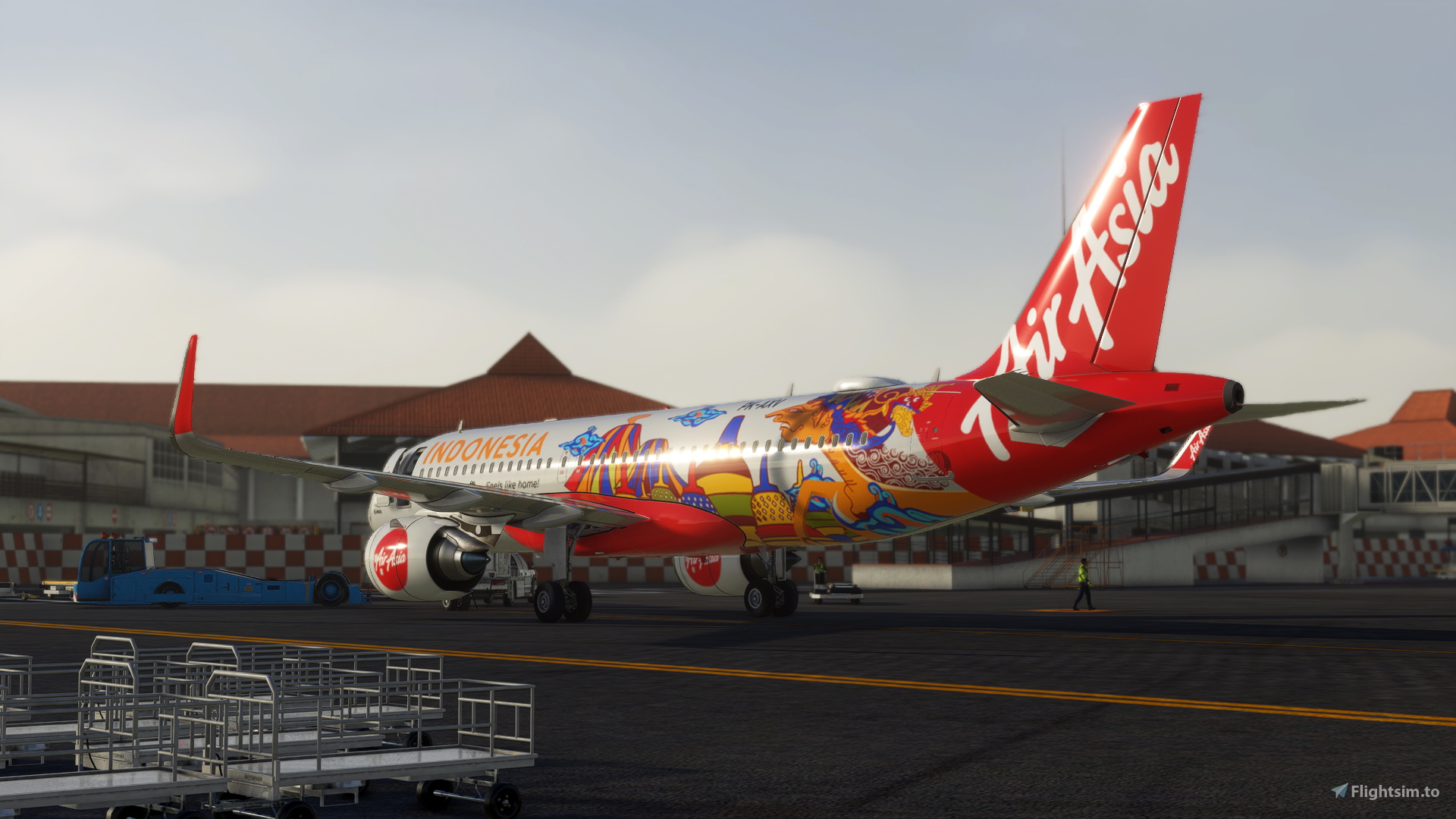 A32NX] FlyByWire A320 | Indonesia Air Asia Wonderful
