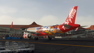 [A32NX] FlyByWire A320 |  Indonesia Air Asia Wonderful Indonesia PK-AXV 8K thumbnail 3