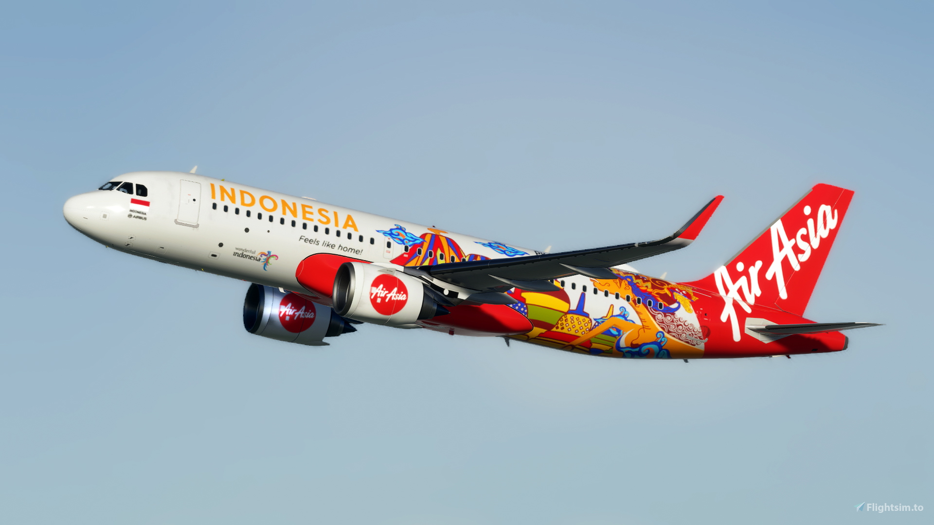 A32NX] FlyByWire A320 | Indonesia Air Asia Wonderful