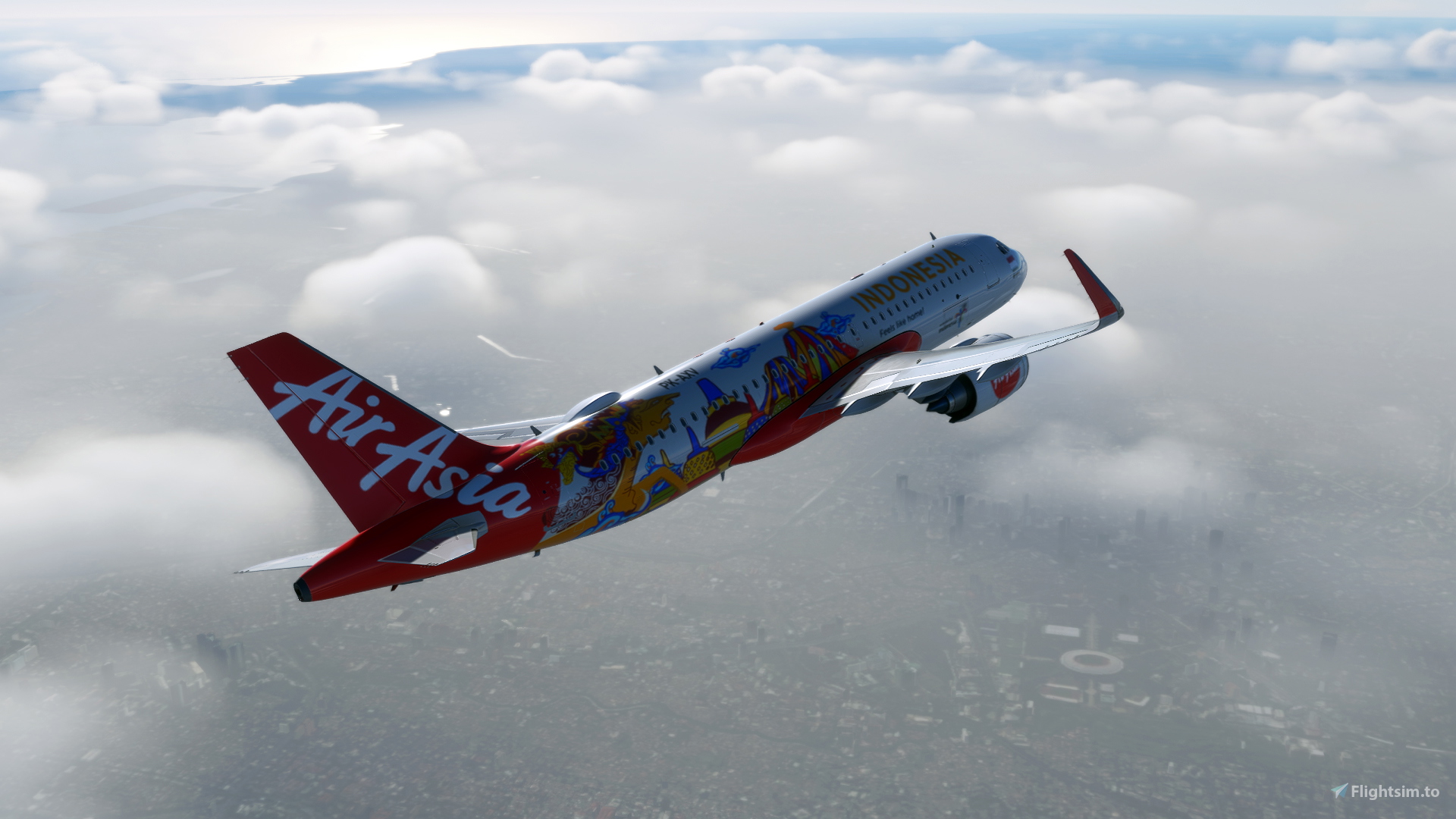 A32NX] FlyByWire A320 | Indonesia Air Asia Wonderful