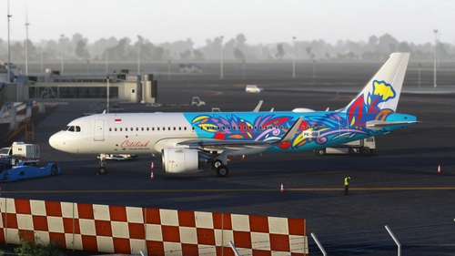 [A32NX] FlyByWire A320 | Citilink Floral Batik Old Livery PK-GQI 8K