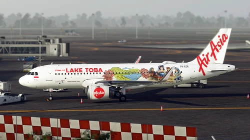 [A32NX] FlyByWire A320 | Indonesia Air Asia Lake Toba PK-AZR 8K