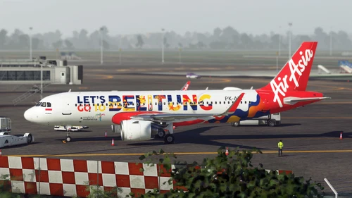 [A32NX] FlyByWire A320 | Indonesia Air Asia Let's Go To Belitung PK-AZI 8K