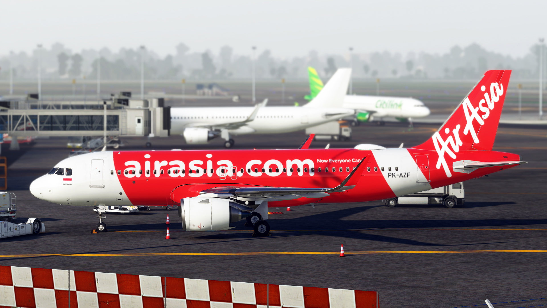 A32NX] FlyByWire A320 | Indonesia Air Asia PK-AZT |8K - Aircraft