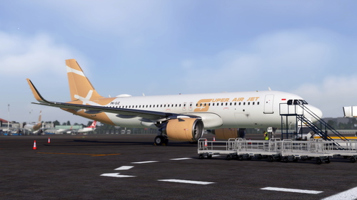 [A32NX] FlyByWire A320 | Super Air Jet | 4 Pack 8K | PK-SJZ,STG,STH,STP