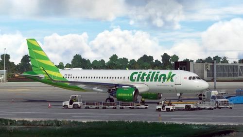 [A32NX] FlyByWire A320 Citilink PK-GLX, GLY | 8K