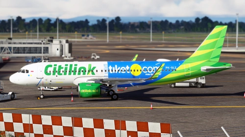 [A32NX] FlyByWire A320 Citilink "TIKET DOT COM" PK-GLZ | 8K