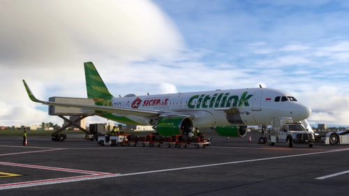 [A32NX] FlyByWire A320 NEO Citilink "SICEPAT" Livery PK-GTK, GQJ, GQG | 8K
