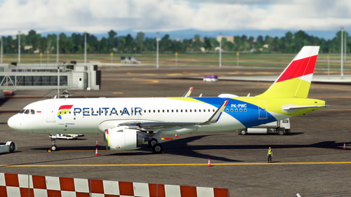 [A32NX] FlyByWire A320 Pelita Air PK-PWC, PWD | 8K