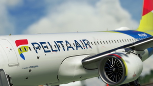 [A32NX] FlyByWire A320 Pelita Air PK-PWC, PWD | 8K thumbnail 8