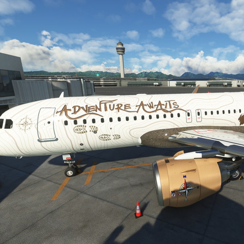 [A32NX] Adventure Awaits Ficticious Livery