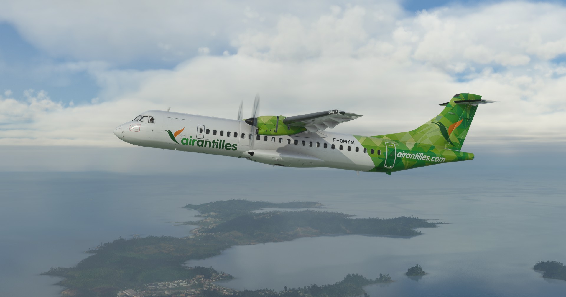Air Antilles Express "2017 livery" "F-OMYM" Hans Hartmann ATR 72-600 - Image 1