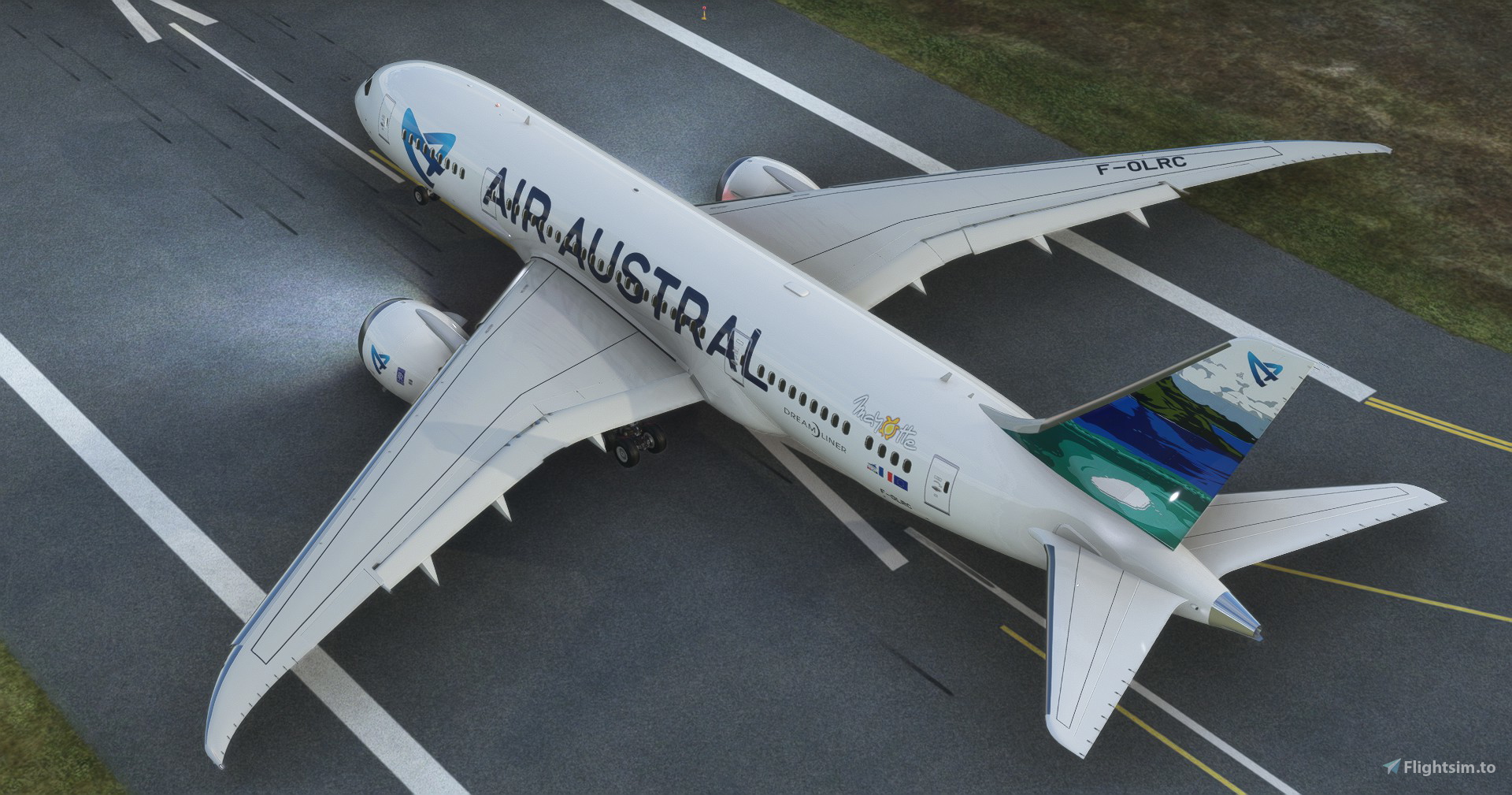 1/200　AIR AUSTRAL Boeing 787-8 JC Wings 1:200 Air Austral Dreamline Boeing 787-8 Diecast