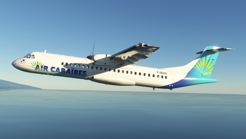 Air Caraibes (Air Caraïbes - Old Colours) F-OGUO | Asobo (Expert Series) ATR 72-600 [4K]