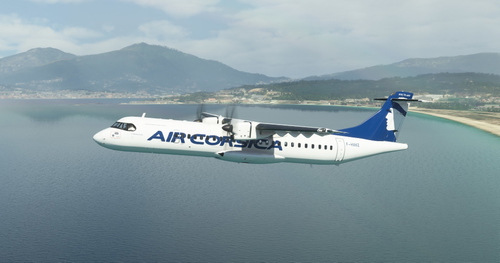 Air Corsica "2012 livery" "F-HXKE" "U Monte Cinto" Hans Hartmann ATR 72-600