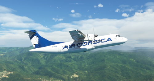 Air Corsica "2012 livery" "La Liaison" Hans Hartmann ATR 42-600