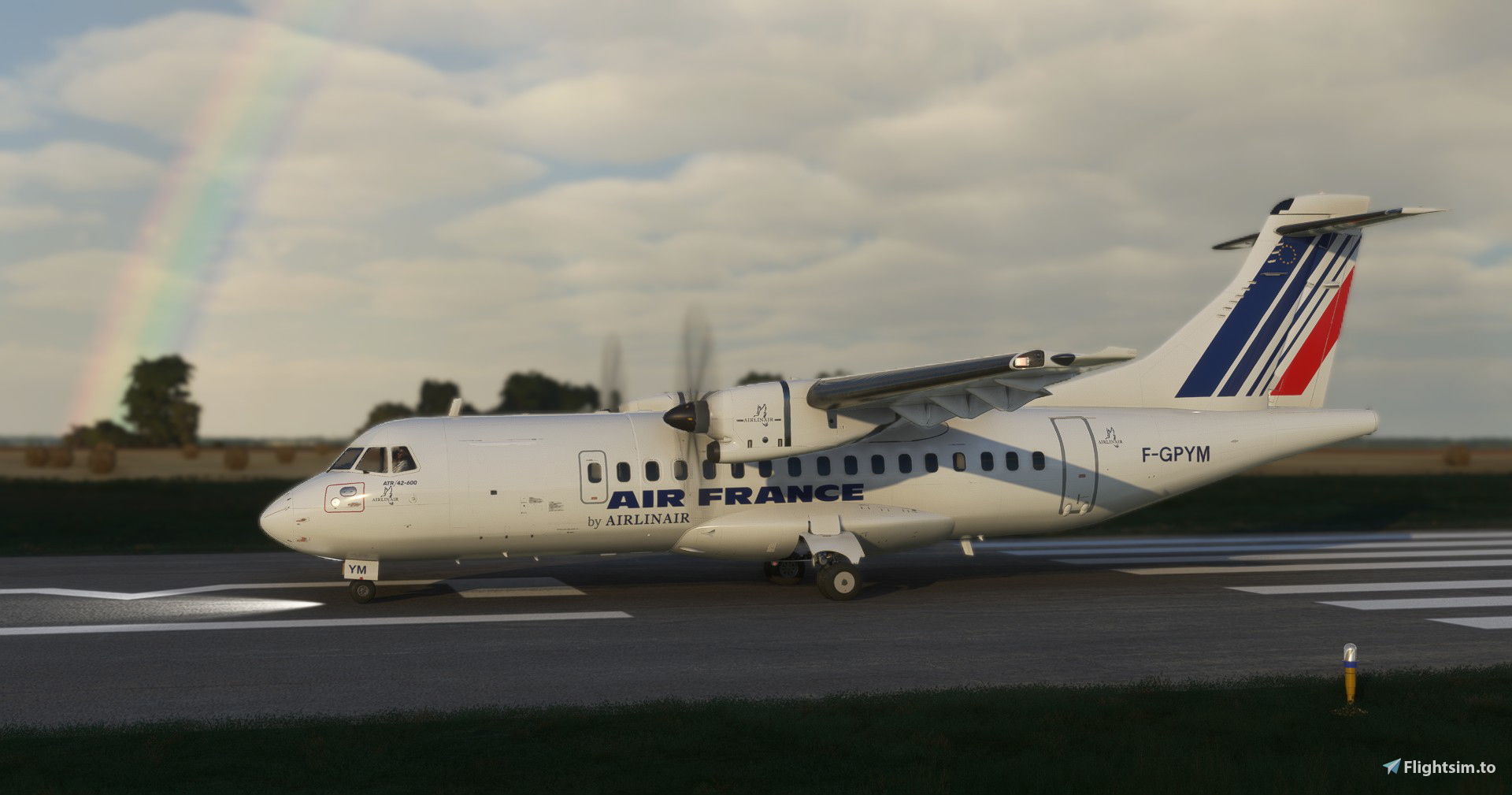 Air France "1998 livery" by Airlinair Hans Hartmann ATR 42-600 - Image 1