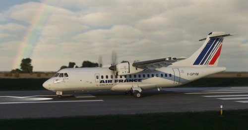 Air France "1998 livery" by Airlinair Hans Hartmann ATR 42-600