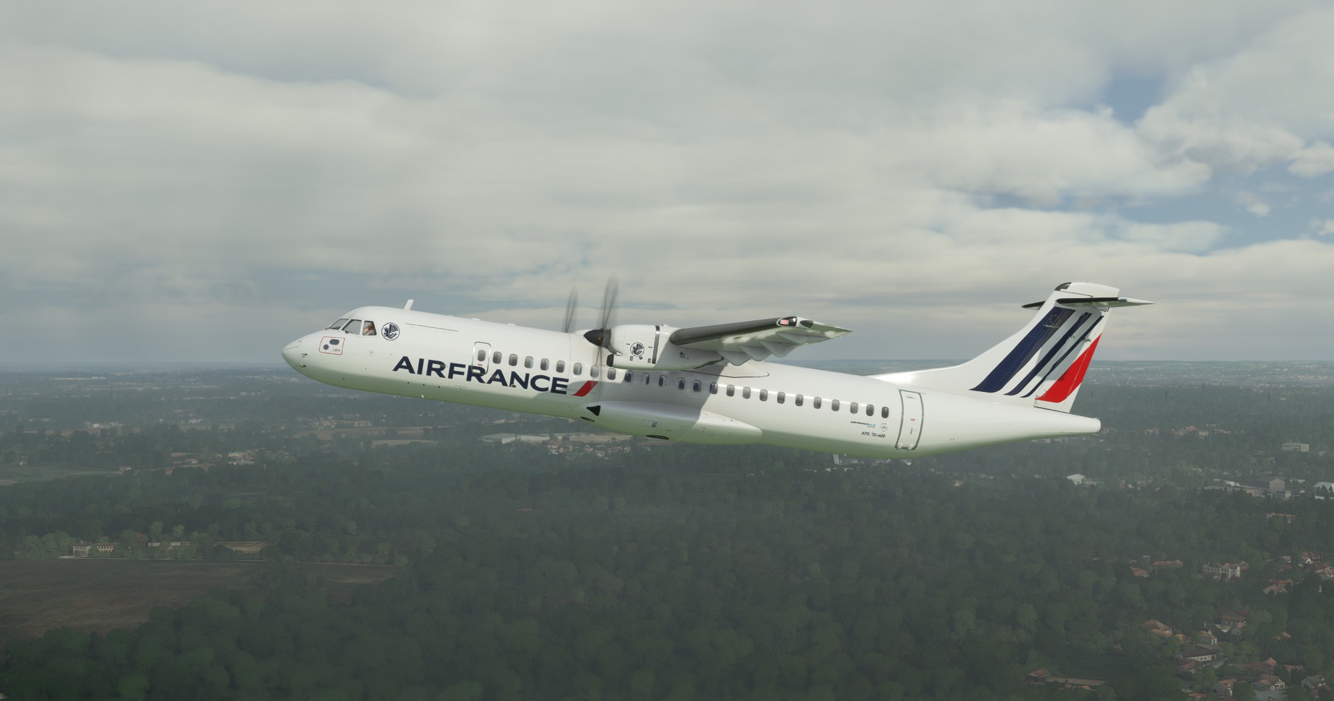 Air France "2023 livery" "without ATC-ID" Hans Hartmann ATR 72-600 - Image 1