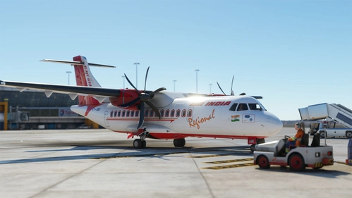 Air India Asobo ATR 42-600 VT-ABE on 8K with Cabin Interior