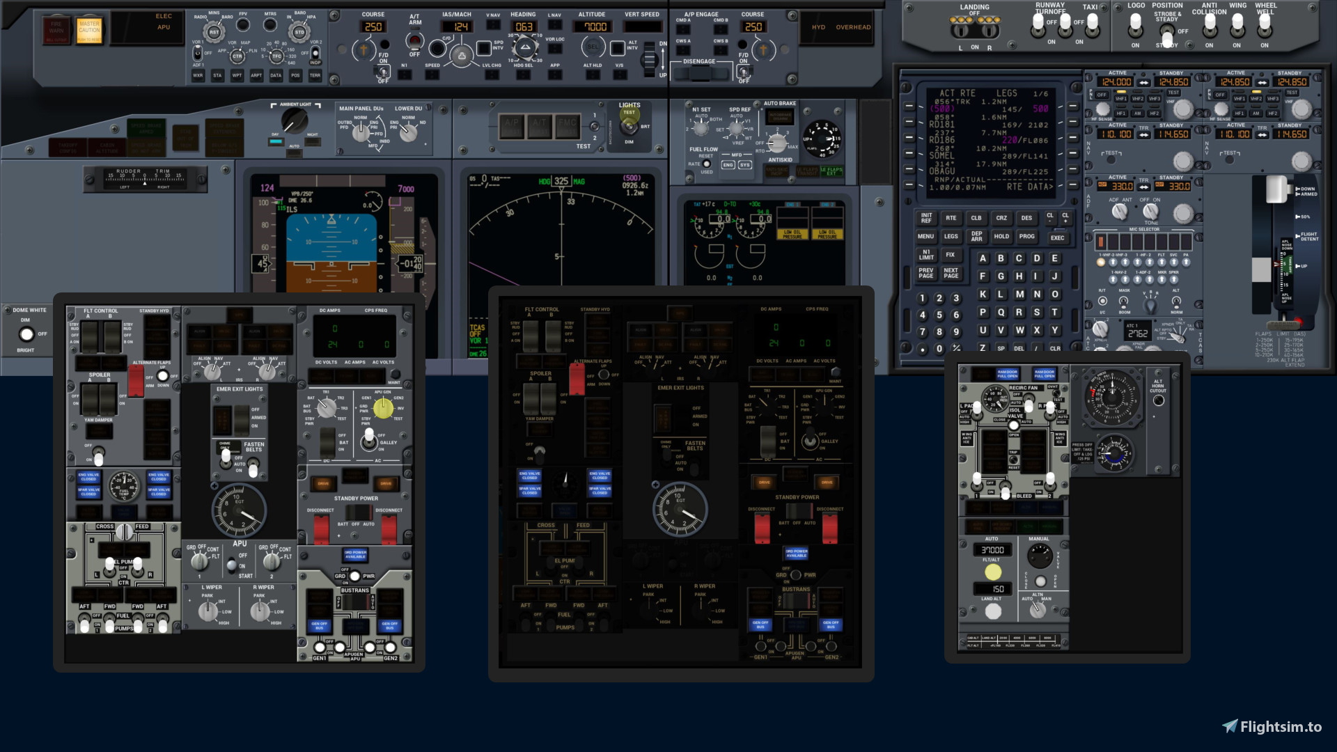 Air Manager instrument set for PMDG 737-700 – Base package - Image 1