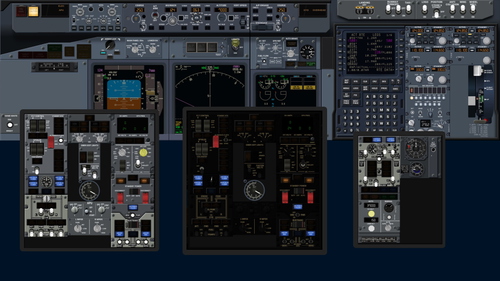 Air Manager instrument set for PMDG 737-700 – Base package