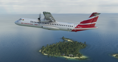 Air Mauritius "2007 livery" Hans Hartmann ATR 72-600
