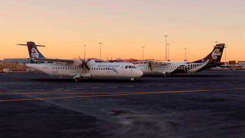 Air New Zealand Asobo ATR 72-600 Wave and Fern Livery with Cabin Pack 8K 