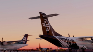 Air New Zealand Asobo ATR 72-600 Wave and Fern Livery with Cabin Pack 8K  thumbnail 3