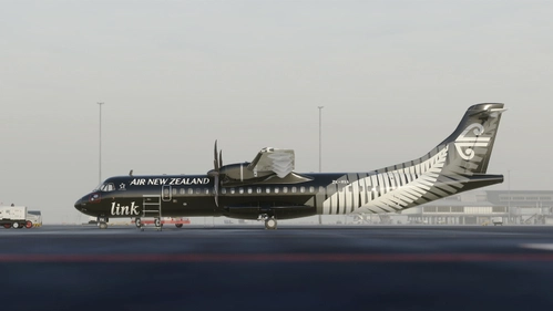 Air New Zealand (Special Black Fern Livery) Asobo ATR 72-600 with Cabin Interior on 8K