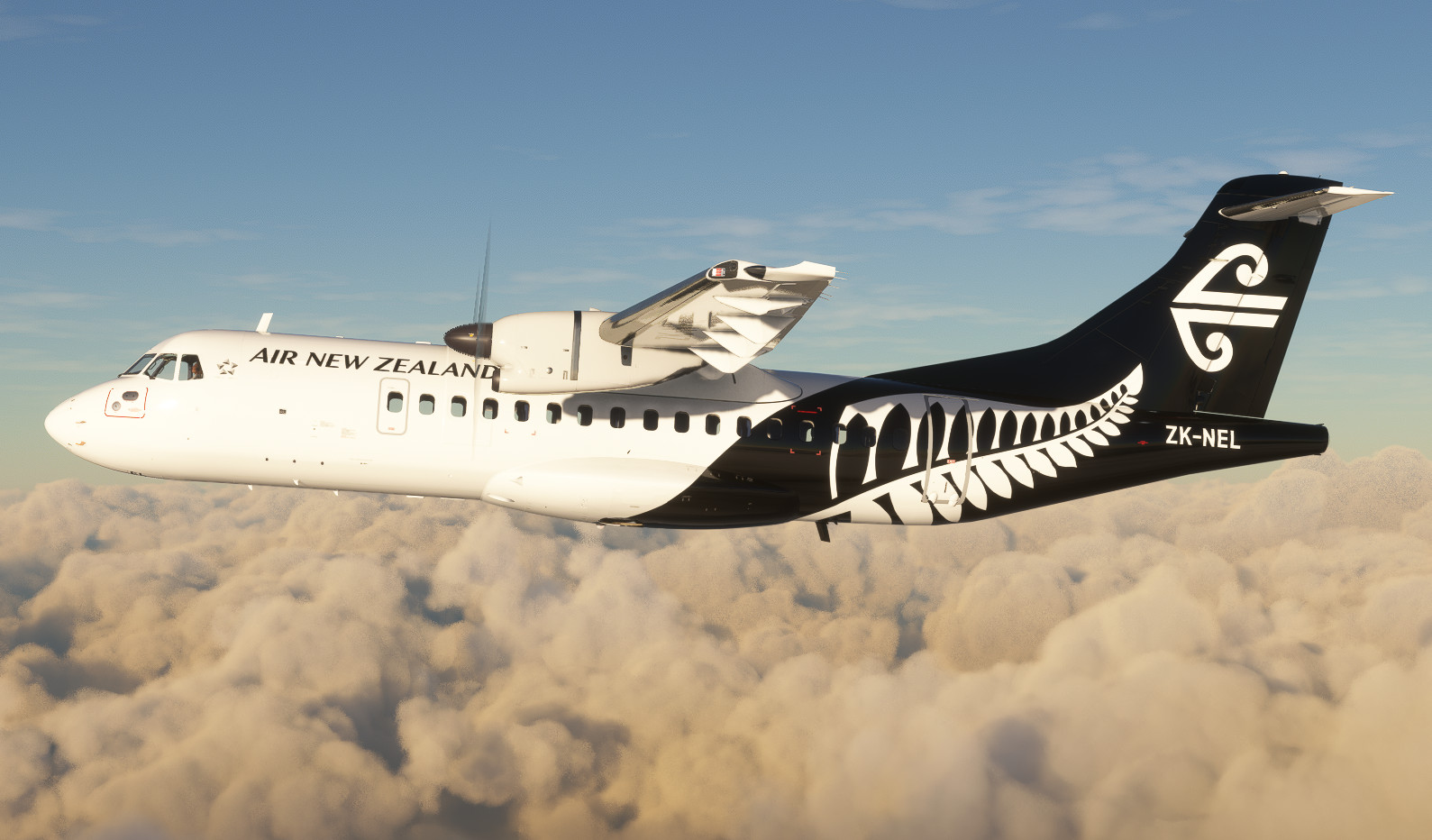 Air New Zealand ZK-NEL Fern Livery (Fictional) | Expert Series (Asobo) ATR 42-600 [4K] - Image 1