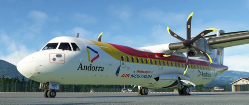 Air Nostrum EC-LRR "Visit Andorra" sticker