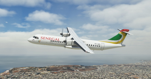 Air Senegal "2016 livery" "6V-AMS" Hans Hartmann ATR 72-600