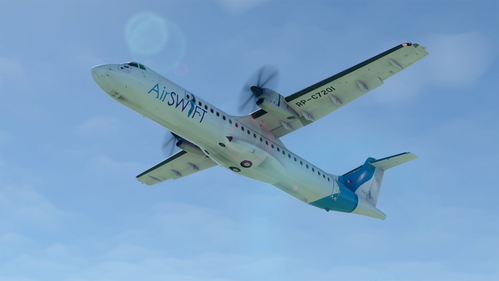 Air Swift Asobo ATR 72-600 (RP-C7201) Weathered 8K