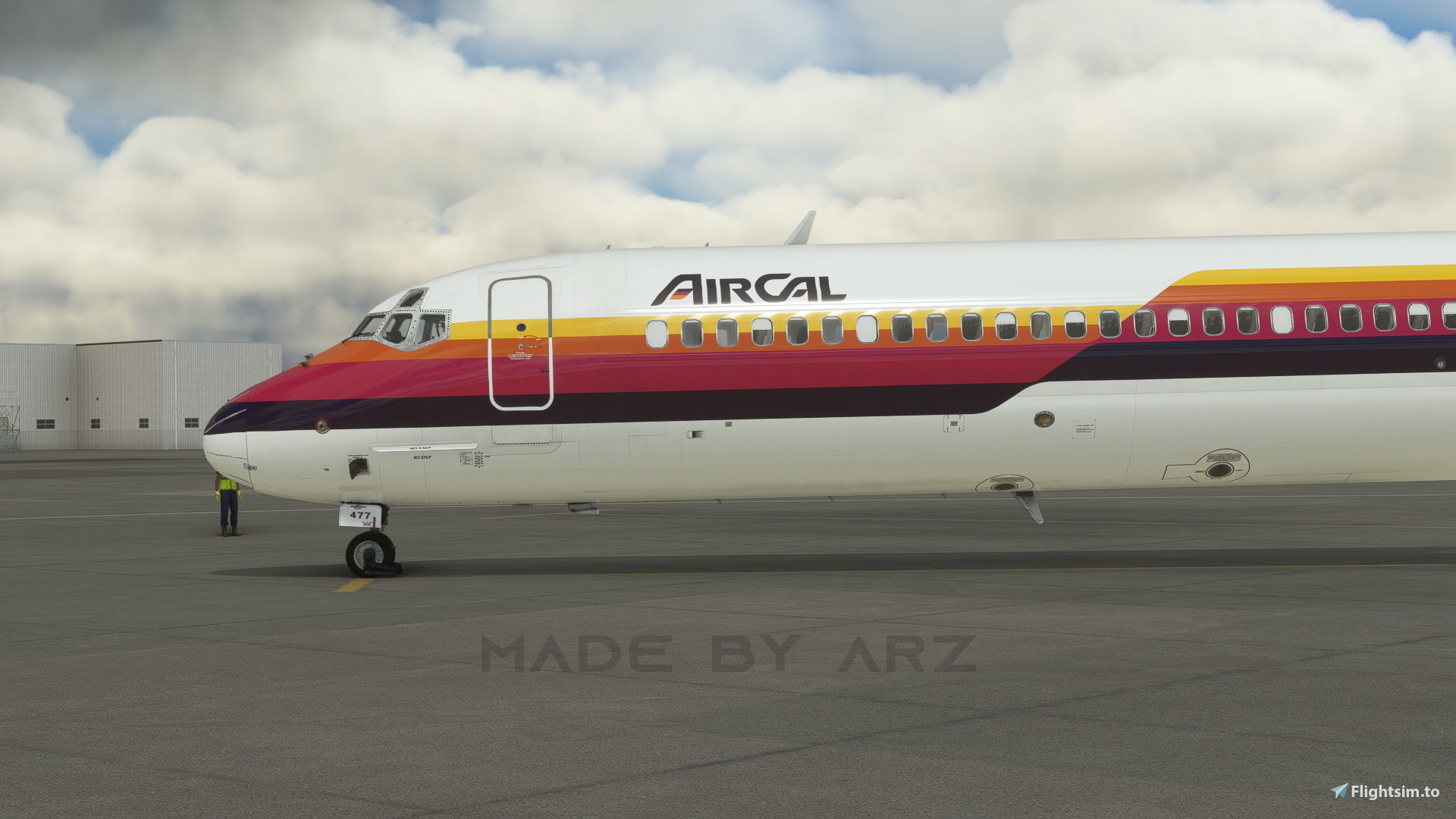 AirCal N477AC MD82 - MaddogX (Legacy) | Custom Cockpit - MSFS Add-on ...